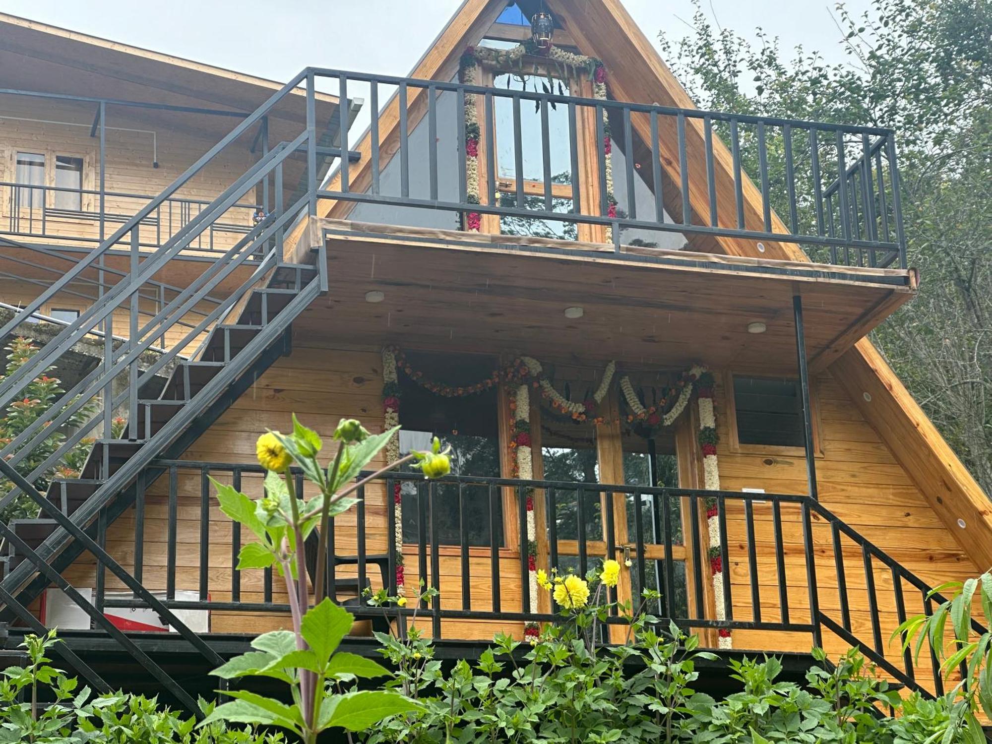 Magica Mount A Frame Wood House Villa Kodaikanal Exterior foto